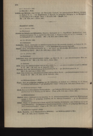 Kaiserlich-königliches Armee-Verordnungsblatt: Personal-Angelegenheiten 19041008 Seite: 8