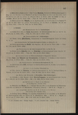 Kaiserlich-königliches Armee-Verordnungsblatt: Personal-Angelegenheiten 19041025 Seite: 11