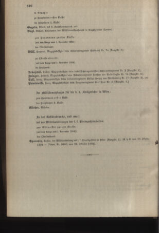 Kaiserlich-königliches Armee-Verordnungsblatt: Personal-Angelegenheiten 19041031 Seite: 62