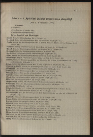 Kaiserlich-königliches Armee-Verordnungsblatt: Personal-Angelegenheiten 19041031 Seite: 63