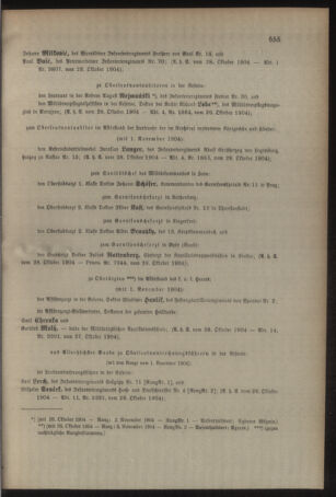 Kaiserlich-königliches Armee-Verordnungsblatt: Personal-Angelegenheiten 19041031 Seite: 7