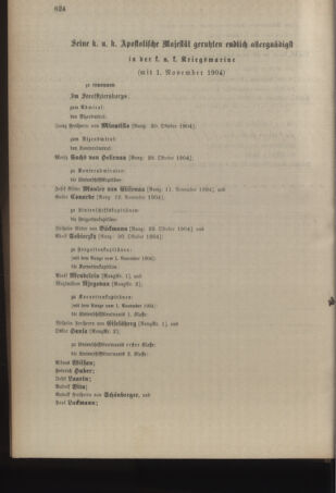 Kaiserlich-königliches Armee-Verordnungsblatt: Personal-Angelegenheiten 19041031 Seite: 76