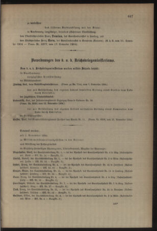 Kaiserlich-königliches Armee-Verordnungsblatt: Personal-Angelegenheiten 19041118 Seite: 3