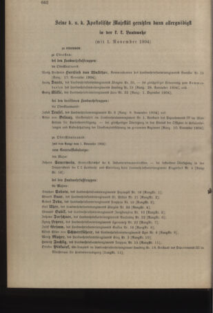 Kaiserlich-königliches Armee-Verordnungsblatt: Personal-Angelegenheiten 19041128 Seite: 4