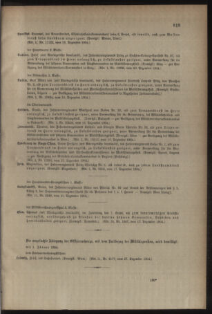 Kaiserlich-königliches Armee-Verordnungsblatt: Personal-Angelegenheiten 19041228 Seite: 19