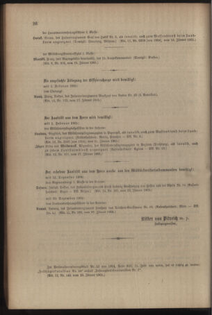 Kaiserlich-königliches Armee-Verordnungsblatt: Personal-Angelegenheiten 19050128 Seite: 8