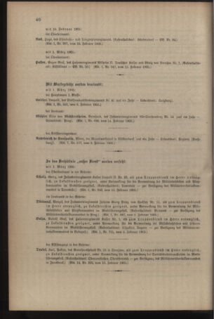 Kaiserlich-königliches Armee-Verordnungsblatt: Personal-Angelegenheiten 19050218 Seite: 6