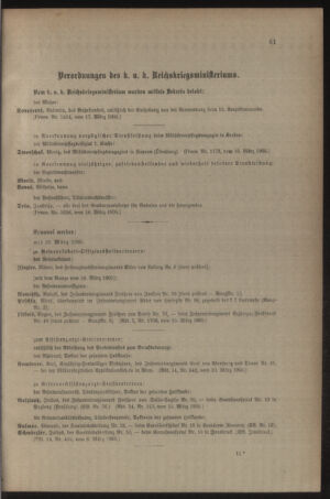 Kaiserlich-königliches Armee-Verordnungsblatt: Personal-Angelegenheiten 19050318 Seite: 3