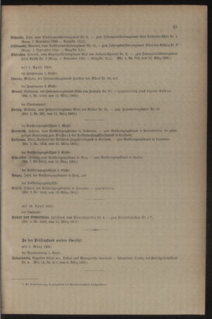 Kaiserlich-königliches Armee-Verordnungsblatt: Personal-Angelegenheiten 19050318 Seite: 7