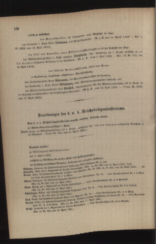 Kaiserlich-königliches Armee-Verordnungsblatt: Personal-Angelegenheiten 19050418 Seite: 4