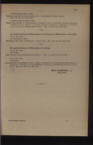 Kaiserlich-königliches Armee-Verordnungsblatt: Personal-Angelegenheiten 19050508 Seite: 5