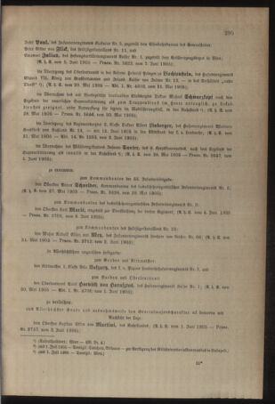 Kaiserlich-königliches Armee-Verordnungsblatt: Personal-Angelegenheiten 19050608 Seite: 3