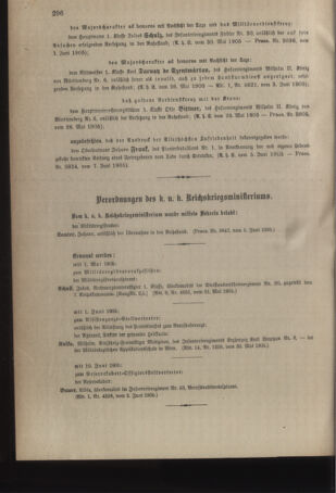 Kaiserlich-königliches Armee-Verordnungsblatt: Personal-Angelegenheiten 19050608 Seite: 4