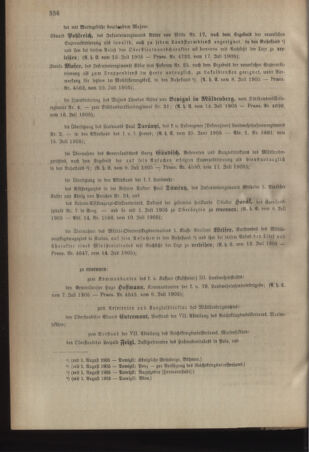 Kaiserlich-königliches Armee-Verordnungsblatt: Personal-Angelegenheiten 19050718 Seite: 2