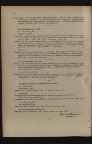 Kaiserlich-königliches Armee-Verordnungsblatt: Personal-Angelegenheiten 19050808 Seite: 16