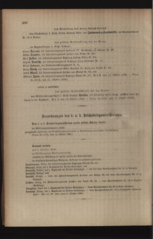 Kaiserlich-königliches Armee-Verordnungsblatt: Personal-Angelegenheiten 19051018 Seite: 4