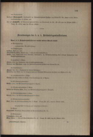 Kaiserlich-königliches Armee-Verordnungsblatt: Personal-Angelegenheiten 19051028 Seite: 9