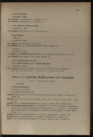 Kaiserlich-königliches Armee-Verordnungsblatt: Personal-Angelegenheiten 19051031 Seite: 33