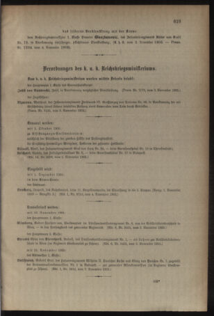 Kaiserlich-königliches Armee-Verordnungsblatt: Personal-Angelegenheiten 19051108 Seite: 3