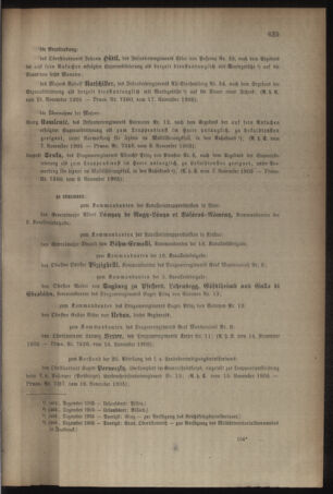 Kaiserlich-königliches Armee-Verordnungsblatt: Personal-Angelegenheiten 19051118 Seite: 3