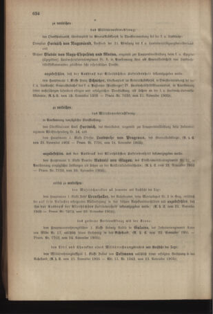 Kaiserlich-königliches Armee-Verordnungsblatt: Personal-Angelegenheiten 19051128 Seite: 4