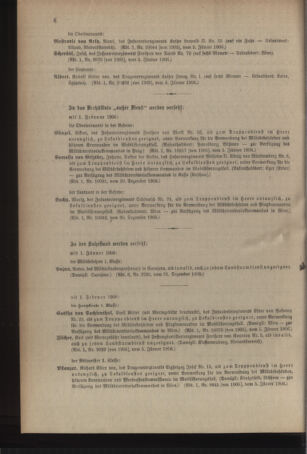 Kaiserlich-königliches Armee-Verordnungsblatt: Personal-Angelegenheiten 19060108 Seite: 6