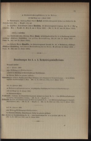 Kaiserlich-königliches Armee-Verordnungsblatt: Personal-Angelegenheiten 19060118 Seite: 3