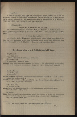 Kaiserlich-königliches Armee-Verordnungsblatt: Personal-Angelegenheiten 19060312 Seite: 3