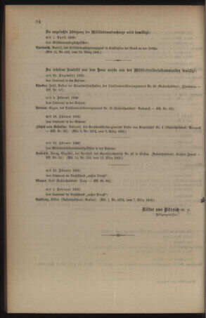 Kaiserlich-königliches Armee-Verordnungsblatt: Personal-Angelegenheiten 19060317 Seite: 10