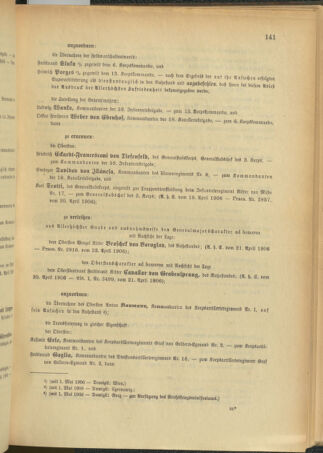 Kaiserlich-königliches Armee-Verordnungsblatt: Personal-Angelegenheiten 19060424 Seite: 11