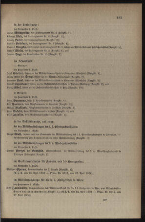 Kaiserlich-königliches Armee-Verordnungsblatt: Personal-Angelegenheiten 19060428 Seite: 35