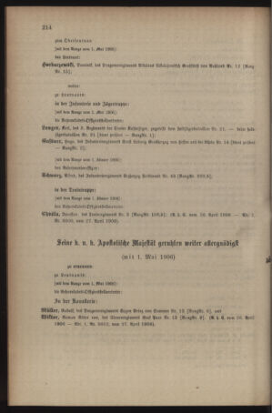 Kaiserlich-königliches Armee-Verordnungsblatt: Personal-Angelegenheiten 19060428 Seite: 66