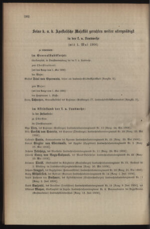 Kaiserlich-königliches Armee-Verordnungsblatt: Personal-Angelegenheiten 19060528 Seite: 16