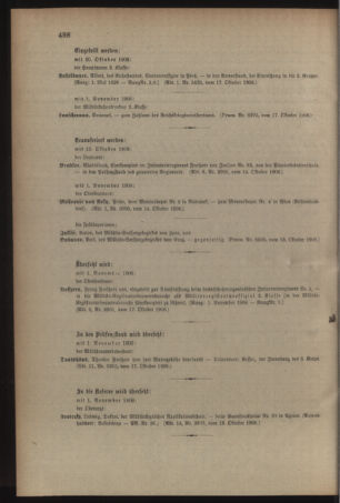 Kaiserlich-königliches Armee-Verordnungsblatt: Personal-Angelegenheiten 19061018 Seite: 8