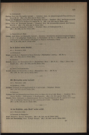 Kaiserlich-königliches Armee-Verordnungsblatt: Personal-Angelegenheiten 19061027 Seite: 11