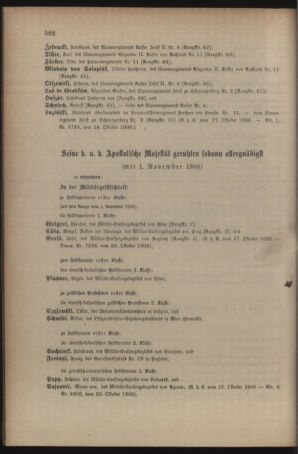 Kaiserlich-königliches Armee-Verordnungsblatt: Personal-Angelegenheiten 19061030 Seite: 58