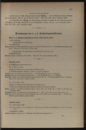 Kaiserlich-königliches Armee-Verordnungsblatt: Personal-Angelegenheiten 19061108 Seite: 3