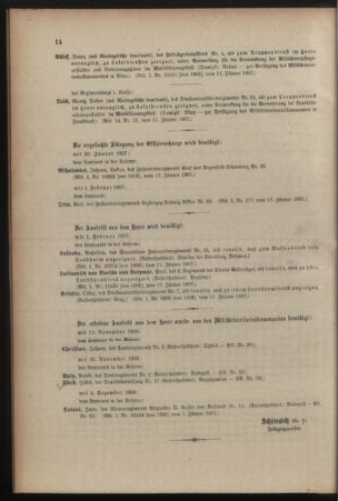 Kaiserlich-königliches Armee-Verordnungsblatt: Personal-Angelegenheiten 19070118 Seite: 8