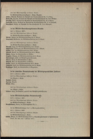 Kaiserlich-königliches Armee-Verordnungsblatt: Personal-Angelegenheiten 19070208 Seite: 15