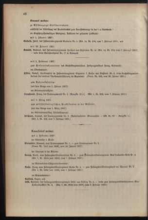 Kaiserlich-königliches Armee-Verordnungsblatt: Personal-Angelegenheiten 19070208 Seite: 16