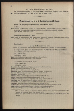 Kaiserlich-königliches Armee-Verordnungsblatt: Personal-Angelegenheiten 19070208 Seite: 4