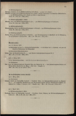 Kaiserlich-königliches Armee-Verordnungsblatt: Personal-Angelegenheiten 19070308 Seite: 5