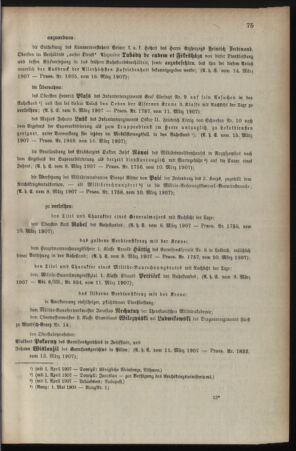 Kaiserlich-königliches Armee-Verordnungsblatt: Personal-Angelegenheiten 19070318 Seite: 3