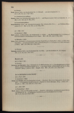 Kaiserlich-königliches Armee-Verordnungsblatt: Personal-Angelegenheiten 19070408 Seite: 8