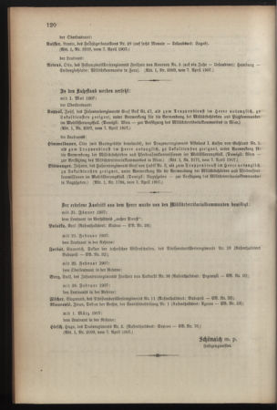 Kaiserlich-königliches Armee-Verordnungsblatt: Personal-Angelegenheiten 19070413 Seite: 12