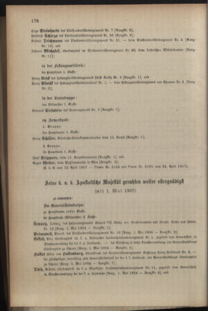 Kaiserlich-königliches Armee-Verordnungsblatt: Personal-Angelegenheiten 19070426 Seite: 34