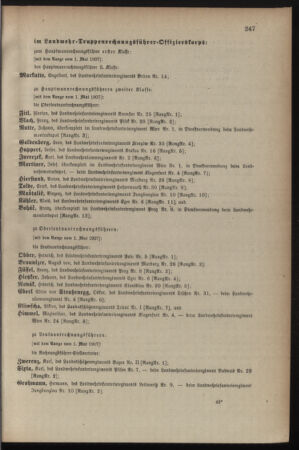 Kaiserlich-königliches Armee-Verordnungsblatt: Personal-Angelegenheiten 19070508 Seite: 11