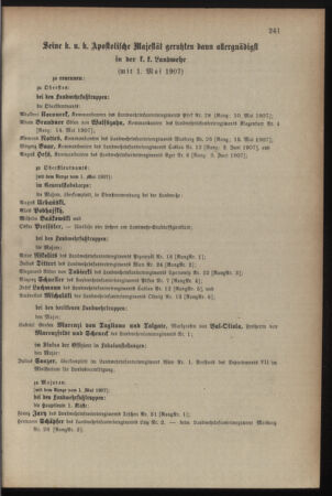 Kaiserlich-königliches Armee-Verordnungsblatt: Personal-Angelegenheiten 19070508 Seite: 5