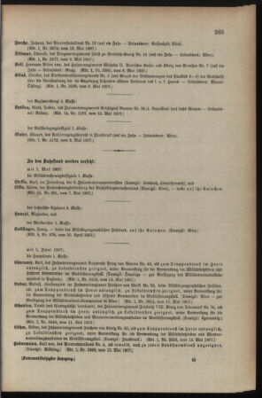 Kaiserlich-königliches Armee-Verordnungsblatt: Personal-Angelegenheiten 19070518 Seite: 9