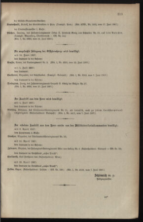 Kaiserlich-königliches Armee-Verordnungsblatt: Personal-Angelegenheiten 19070618 Seite: 11